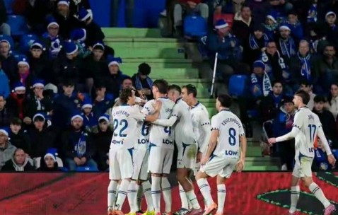 西甲第16轮：西班牙人客场1-0力克赫塔费，豪取联赛四连胜再创佳绩