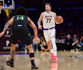 东契奇34+12+7老詹缺阵 湖人轻取鹈鹕收获7连胜