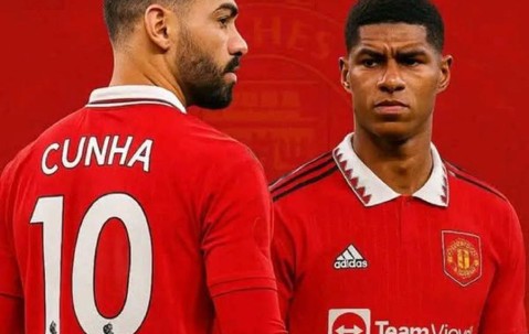 曝曼联将剥夺拉什福德10号，库尼亚有望接班！妖星暂时难转会离队