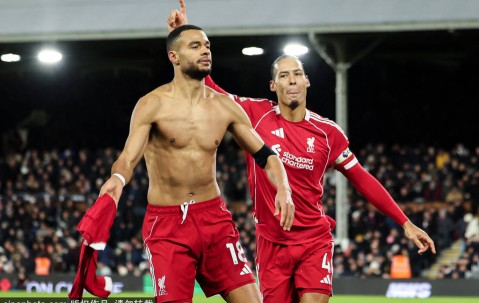 英超-维尔茨争议进球 利物浦第97分钟遭绝平2-2富勒姆