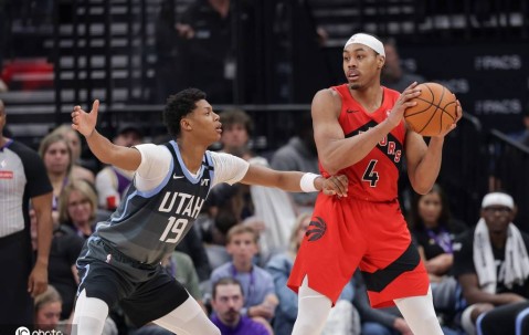 巴雷特27分贝利生涯新高37分 猛龙4人20+击败爵士