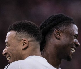 欧冠更新：皇家马德里VS曼城，布鲁日VS阿森纳